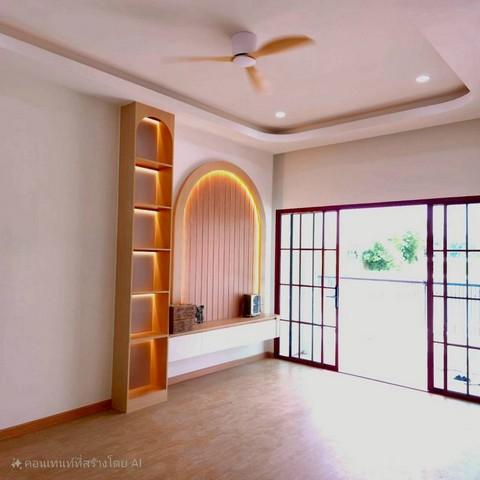 ขายบ้านโครงการ บ้านสวนสุข 4 พลัส. ใหญ่กว่าเดิมพิกัดหนองหงษ์พื้นที่ใช้สอยกว่า145 ตร.ม 3 นอน 2 น้ำ 1 ครัว 2 จอดรถ 4