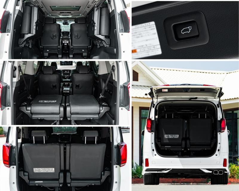 Toyota Alphard SC Package Modellista 2023 สีขาว ไมล์น้อย รูปที่ 9