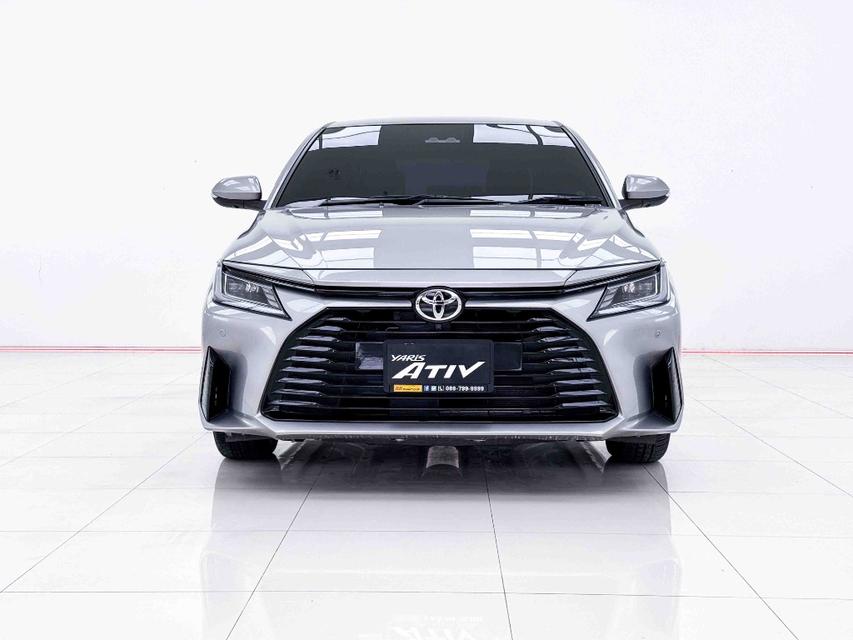 TOYOTA YARIS ATIV 2.2 PREMIUM เกียร์ AT ปี 2023 สีเทาเลข​ไมล์ 48,868 กมราคา 489,000 บาทโทร 0929699899 6B809