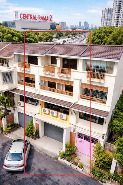 ลดราคาครั้งที่3 4นอน โลตัส พระราม2 1.2กม.5แอร์ เซนทรัลพระราม2 800ม. ไทวัสดุพระราม2 300ม. ให้เช่าอาคารพาณิชย์ 4 ชั้น 17ตร 2