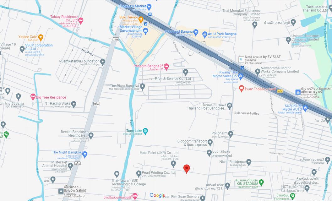 ขายที่ดินถมแล้ว ซอยวัดหลวงพ่อโต เทพารักษ์ บางพลี (ถนนบางนา-ตราด กม.12) ใกล้แม็คโคร บิ๊กซี บางพลี 2