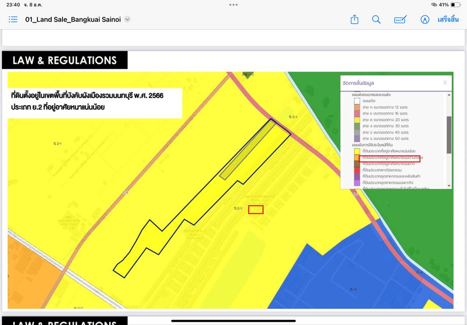 ขายที่ดิน บางกรวย - ไทรน้อย 4