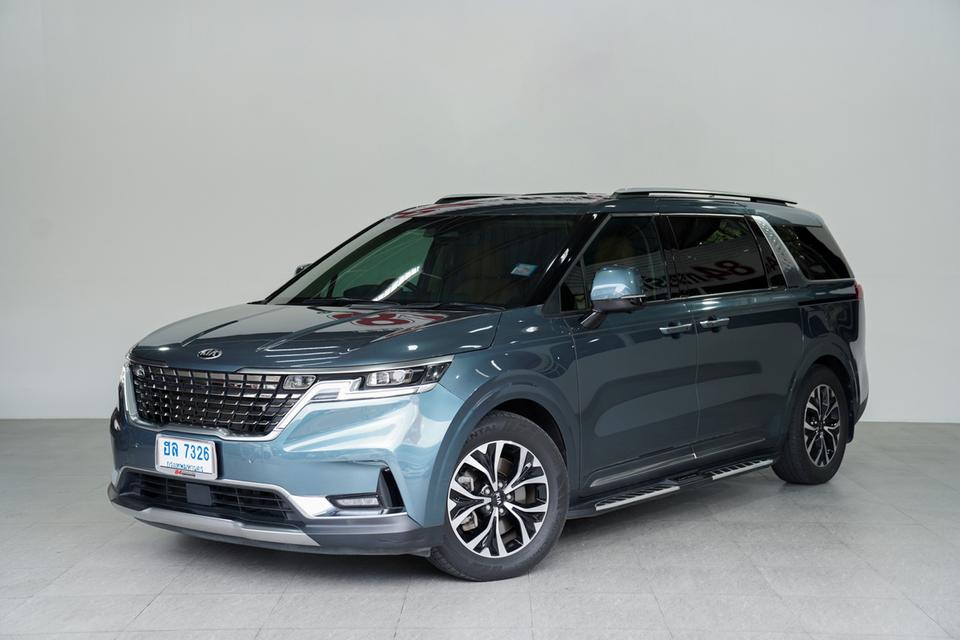 ็ีKIA CARNIVAL 2.2 SXL AT ปี 2021 สีฟ้า เลขไมล์ปัจจุบัน 41,xxx กม.
