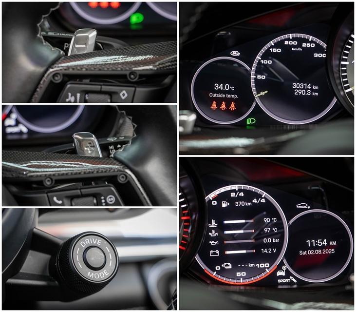 PORSCHE PANAMERA 2.9 4E-HYBRID SPORT TURISMO 2022 สีเดิมๆทั้งคัน ไม่เคยชน