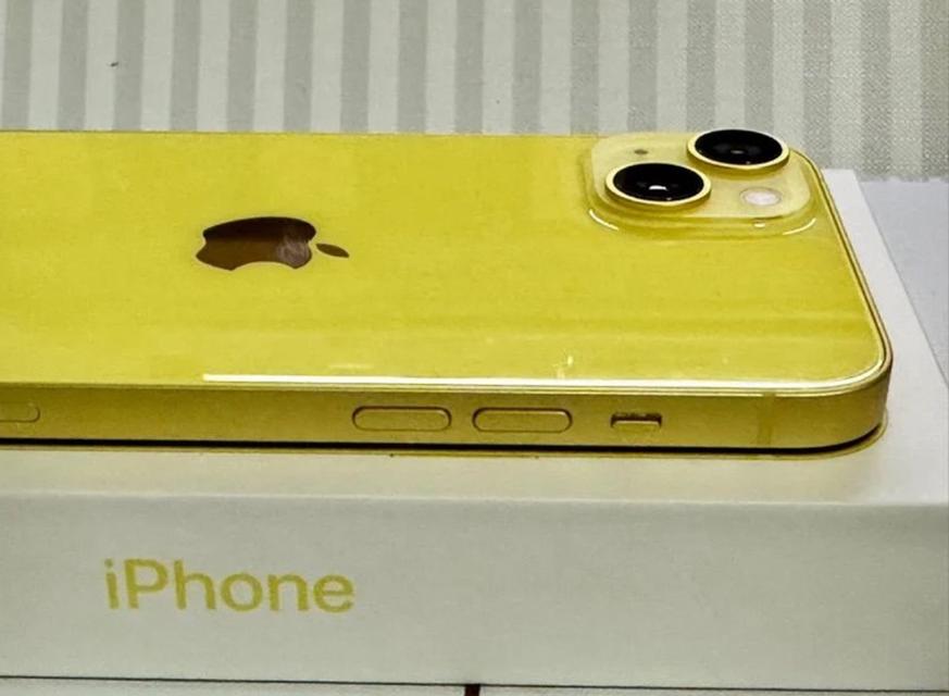 ไอโฟน 14 พลัส สีเหลือง 4