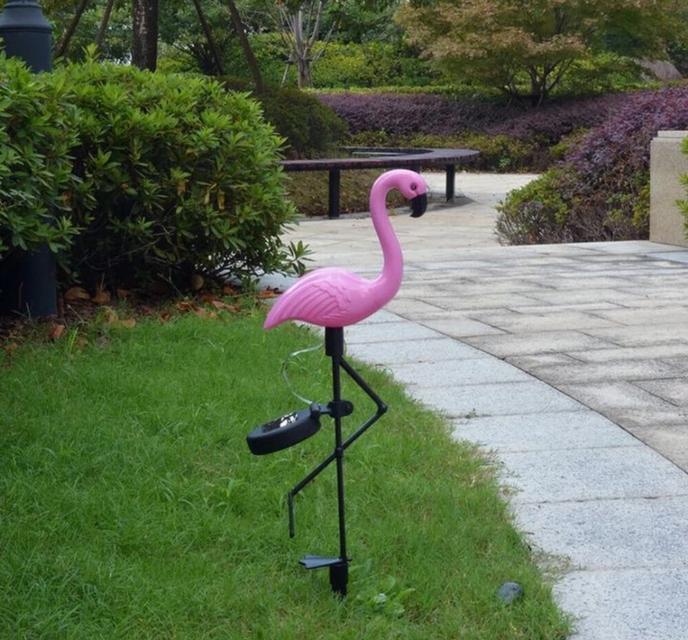 พลังงานแสงอาทิตย์ Flamingo Light LED ไฟสวนกันน้ำกลางแจ้งไฟสวน 2