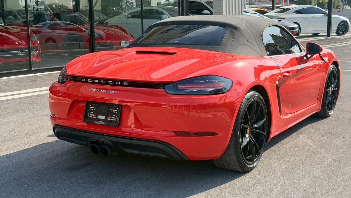 2016 PORSCHE 718 BOXSTER 2.0 Turbo สี Lavaorange เลขไมล์เพียง 53,XXX KM หลังคาผ้าใบสีดำ รถสวย ออฟชั่นล้น รถผลิตปี 16 รูปที่ 7