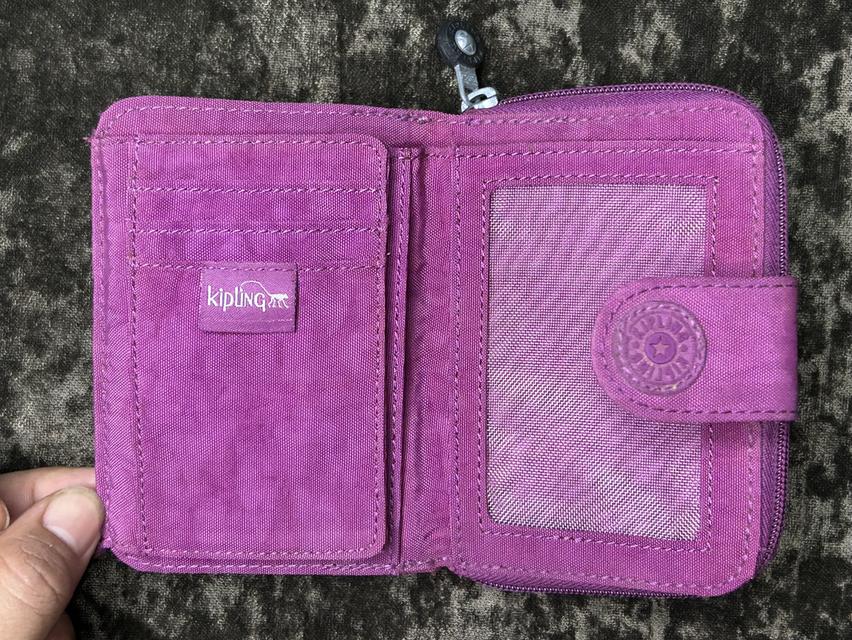 🐒 กระเป๋าสตางค์ Kipling รุ่นยอดนิยม New Money Deluxe 3 พับ สีชมพู Urban Pink หวานสดใส💕 รูปย่อยที่ 4