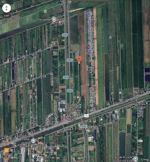 ขายราคาประเมินทีดิน 100 ตารางวา ติดถนนคอนกรีต รังสิต-นครนายก อ.ธัญบุรี จ.ปทุมธานี 5