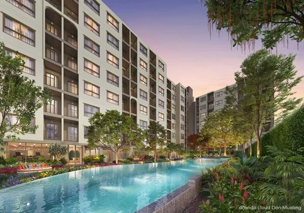 dcondo cloud Don Mueang คอนโดใกล้สนามบินดอนเมือง 600 ม. ติดถนนวิภาวดี–รังสิต โทร 0655639565 5