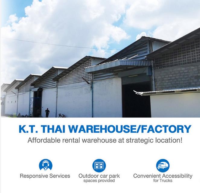โกดังให้เช่า คลังให้เช่า บางนา บางปะกง ใกล้นิคม ติดถนนใหญ่ บางนาตราด 3