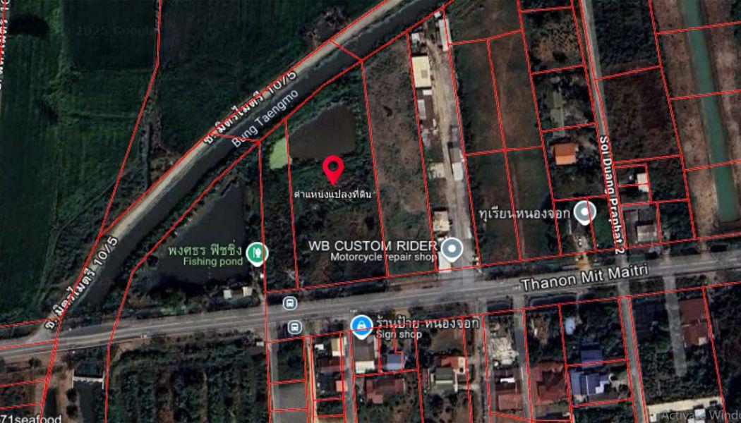 ให้เช่า ที่ดินหนองจอก 5 ไร่ 1 งาน 5.6 ตรว เหมาะทำการเกษตร เซเว่น ปั้มน้ำมัน 2