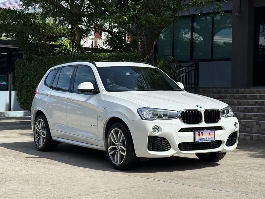 2017 BMW X3 20D MSPORT LCI รถออกศูนย์ BMW THAILAND รถวิ่งน้อย เข้าศูนย์ตามระยะ รถไม่เคยมีอุบัติเหตุครับ