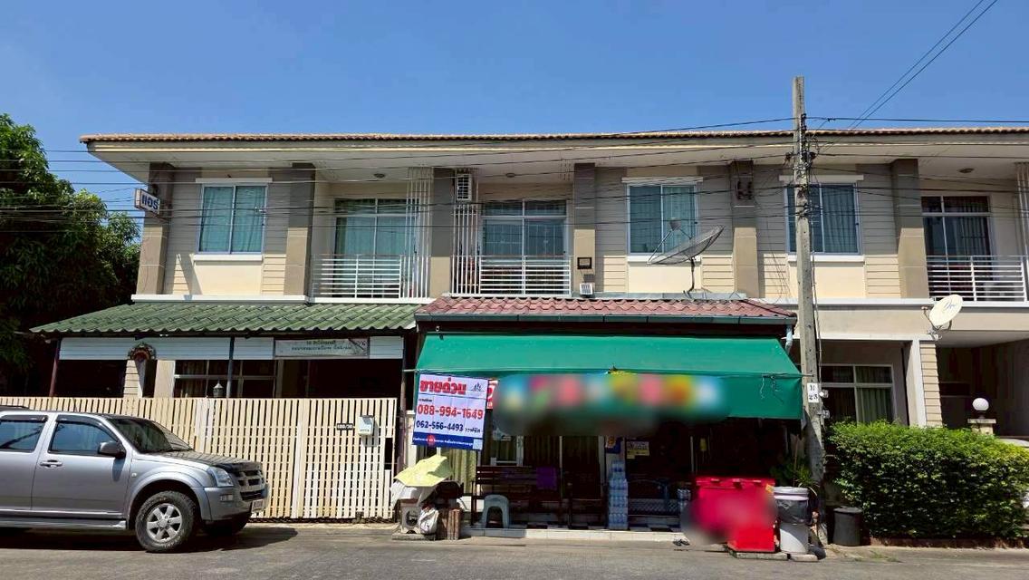 ขายด่วน! ทาวน์เฮ้าส์ 2 ชั้น หมู่บ้านรื่นฤดี 5 หทัยราษฎร์-มีนบุรี ทำเลทองติดถนนเมน ค้าขายได้ 1