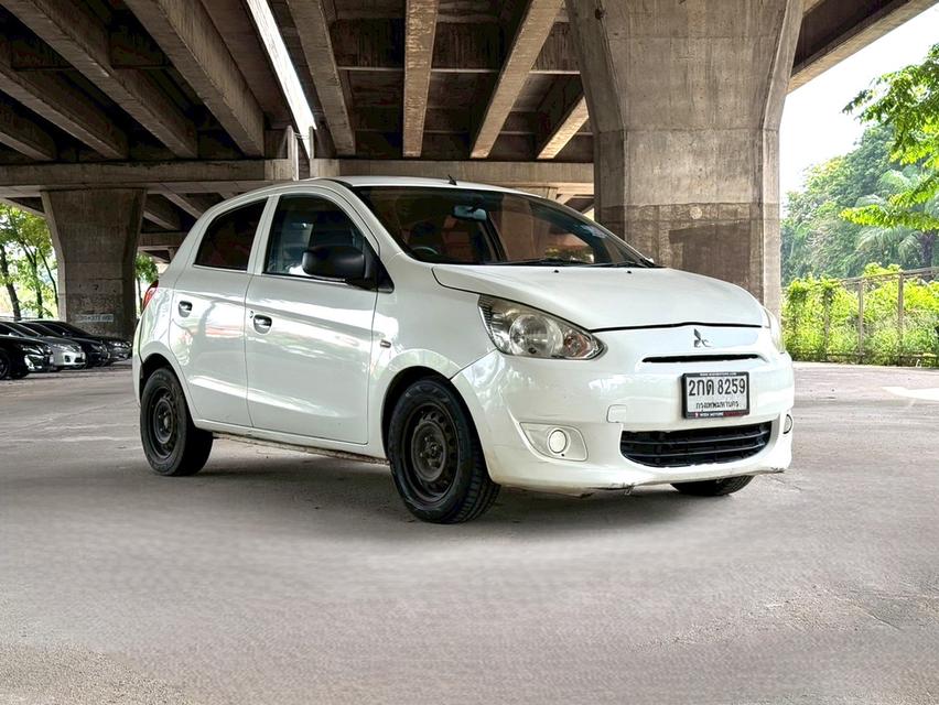 ขายรถ Mitsubishi Mirage 1.2GL ปี 2013 สีขาว เกียร์ธรรมดา