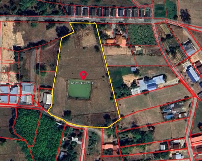 ที่ดินร้อยเอ็ด 8 ไร่กว่า ผืนใหญ่ ทำเลดี ติดถนนสายหลัก 2