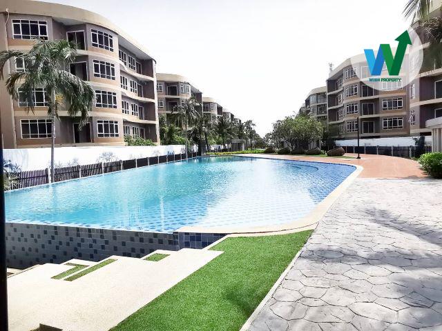 คอนโดทำเลดีห้องมุม ติดถนน Beach Front Villa 42.72 ตร.ม ชั้น 2 ขนาด 1 ห้องนอน 1 ห้องนั่งเล่น   พร้อมอยู่ ใกล้ รถไฟฟ้า ใกล้ทางด่วน ใกล้ห้าง ใกล้โรงเรียน 7