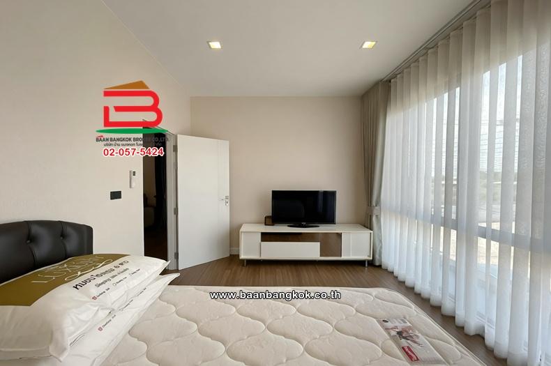 บ้านเดี่ยว 2 ชั้น เนื้อที่ 60.3 ตร.ว. โครงการ เวนิว ไอดี รังสิต-ปทุมธานี (ซอย 8) ใกล้มหาวิทยาลัยปทุมธานี ตำบลบ้านกระแชง อำเภอเมืองปทุมธานี ปทุมธานี 8