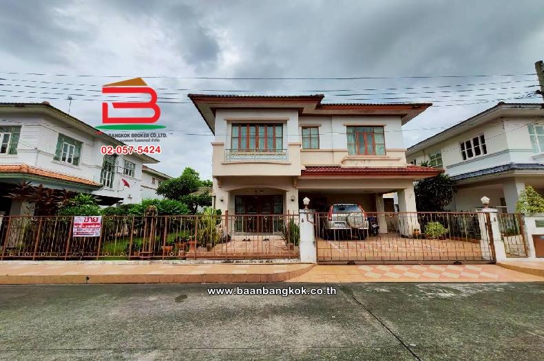บ้านเดี่ยว หมู่บ้าน นันทวัน วงแหวน-รัตนาธิเบศร์ เนื้อที่ 66 ตรว.ใกล้เซ็นทรัล เวสต์เกต ถนนกาญจนาภิเษก ตำบลเสาธงหิน อำเภอบางใหญ่ จังหวัดนนทบุรี