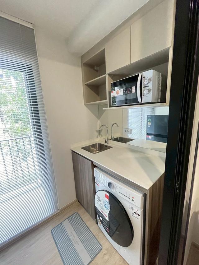 ให้เช่าคอนโด นิวคอร์ คูคตสเตชั่น ติดสถานีรถไฟฟ้าคูคตสเตชั่น ขนาด27 ตรม ขนาด 1 ห้องนอน 1ห้องน้ำ 1ห้องนั่งเล่น 1 ห้องครัว 9