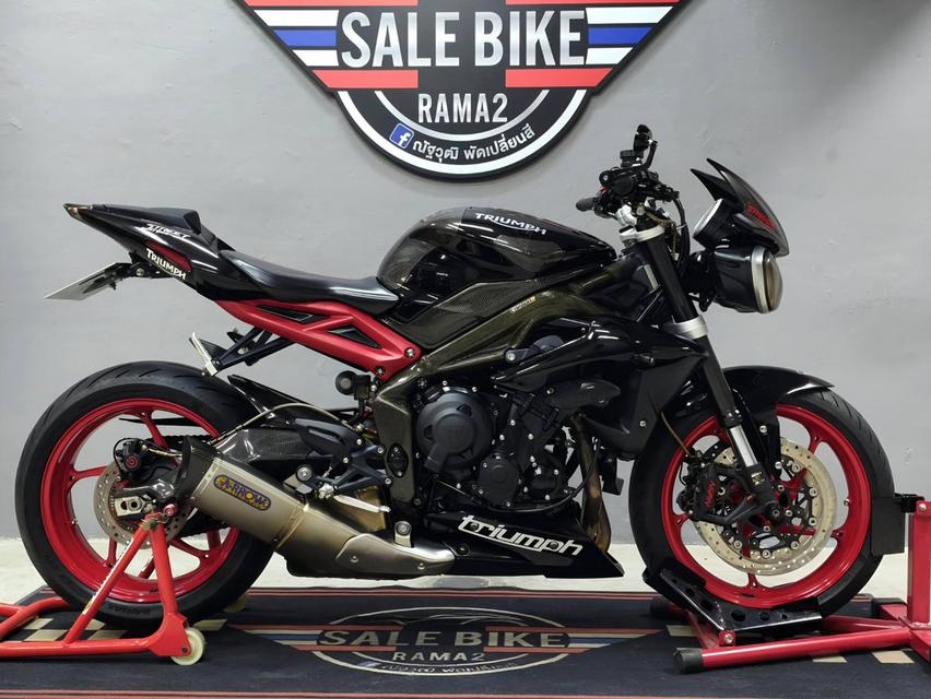 ออกรถ 0 บาท Triumph Street Triple 675 Rx ปี 2017 abs ของแต่งจัดเต็ม