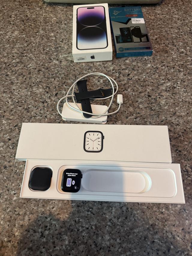 ขายๆๆๆถูกๆๆๆApple Watchซีรี่7สีSpace Gray 41MMยกกล่องอีมี่ตรง GPS สูนTrueการใช้งานดีเยี่ยม100%ทุกๆฟังชั่นเครื่องรีสโตได้หมดไม่ติดแอคเค้าใดๆคับ  สภาพ: