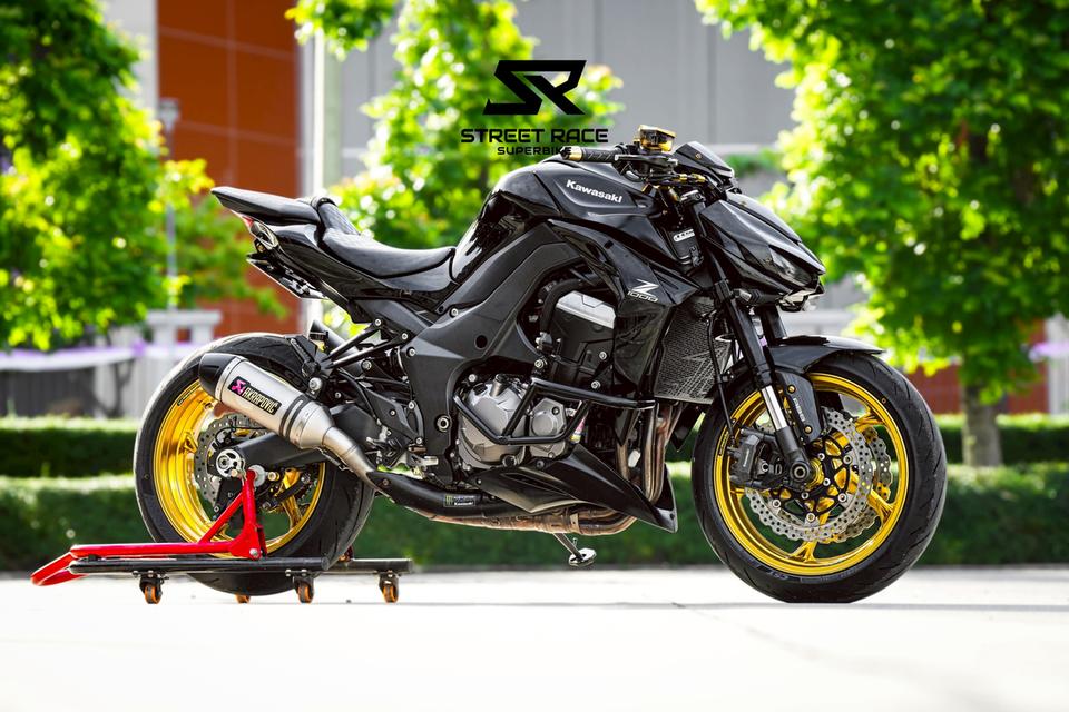2015 Kawasaki z1000 ปี 2015 ดำด้าน ท่อ akrapovic ดุดัน