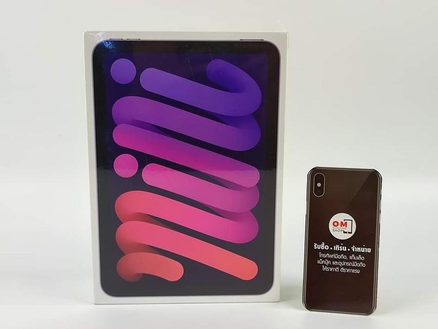 ขาย/แลก iPad mini6 256GB (Wifi) Purple ศูนย์ไทย ประกันศูนย์ยังไม่เดิน สินค้าใหม่มือ1ยังไม่ได้แกะซีล เพียง 18,900 บาท  2