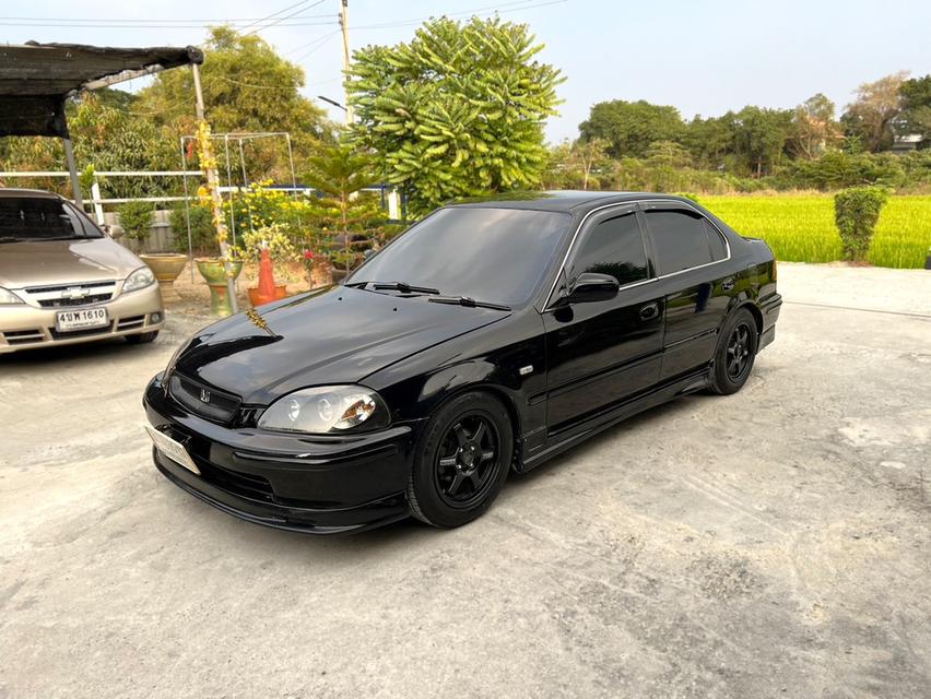 หล่อจัดๆ Civic EK  เกียร์ออโต้ ดำล้วนรถชาวแกงค์ 3