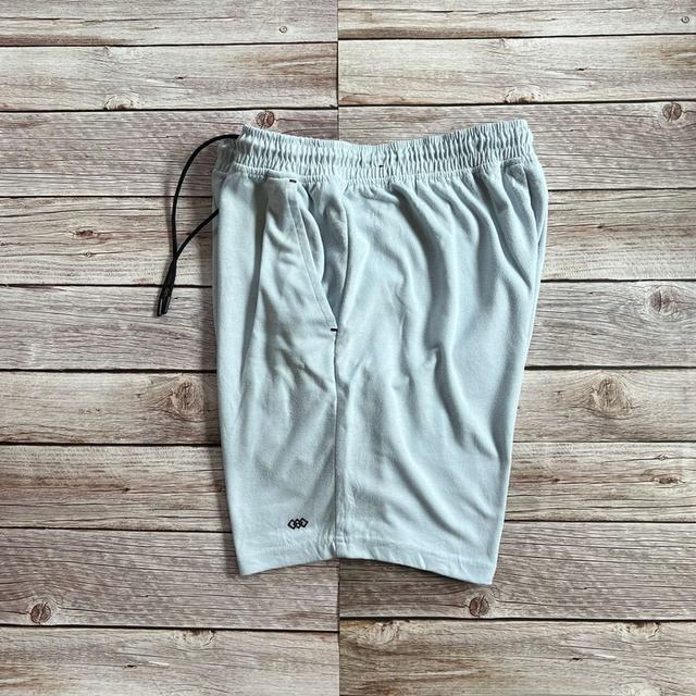 กางเกงผ้าสเวตเตอร์ สีฟ้าพาสเทล รูปที่ 3