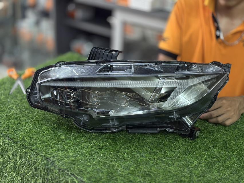 หล่อจริง!!! CIVIC 2016 FC/FK ไฟหน้า #07 AUDI-PROJECTOR ระบบไฟ DRL Running Light