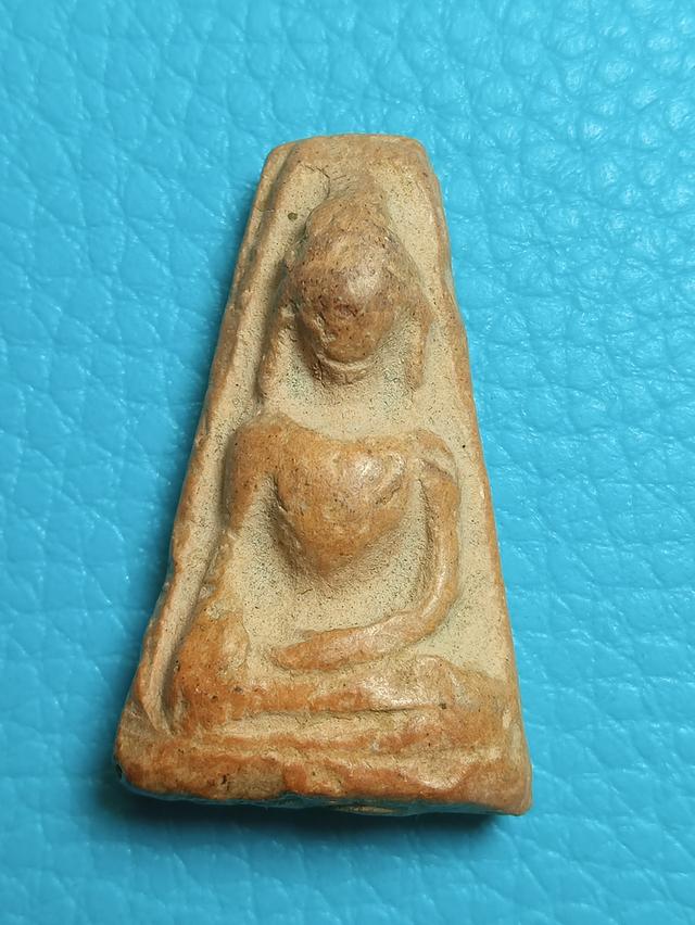 พระผงสุพรรณเก่านึกนุ่มโทนส้มนวลเทา