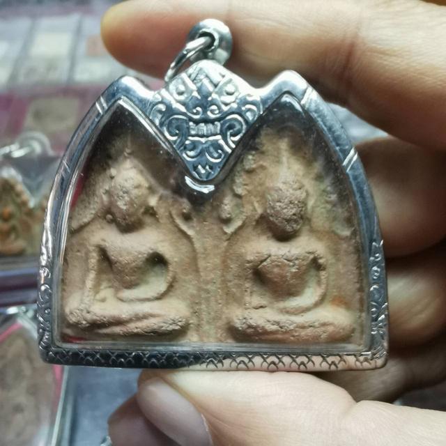 พระขุนแผนพรายคู่ หน้ามงคลกลาง กรุวัดบ้านกร่างจ.สุพรรณบุรี