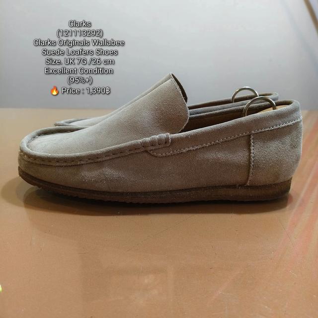 Clarks(121113292)Clarks Originals Wallabee Suede Loafers ShoesSize. 40/26 cm