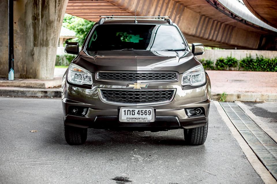 CHEVROLET TRAILBLAZER 2.8 LTZ 4WD ปี 2013 สีน้ำตาล รถครอบครัว 7 ที่นั่ง