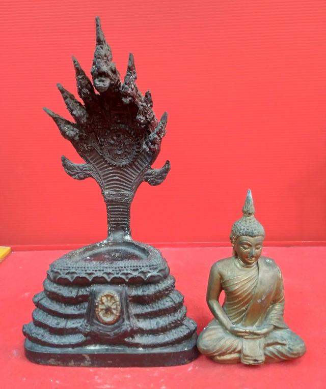 พระปางนาคปรกหน้าตัก3นิ้สสองถอด