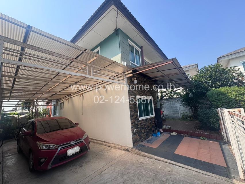 หมู่บ้าน เดอะทรัสต์วิลล์ วัชรพลหทัยราษฏร์ ใกล้ตลาดมารวย ซ.หทัยราษฏร์ ถนนหทัยราษฏร์ ต.บึงคำพร้อย อ.ลำลูกกา จ.ปทุมธานี 4