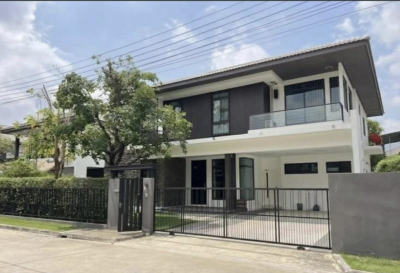 บ้านเดี่ยวให้เช่า 2 ชั้น พร้อมเฟอร์นิเจอร์ โครงการมัณฑนา ศรีนครินทร์ - บางนา ใกล้เมกาบางนาและถนนกาญจนาภิเษก บางพลี สมุทร 1