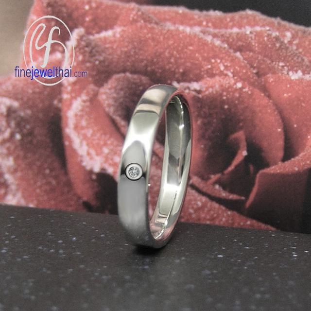 Finejewelthai แหวนเงินแท้ แหวนเพชรCZ เพชรสังเคราะห์ - R1299cz 1