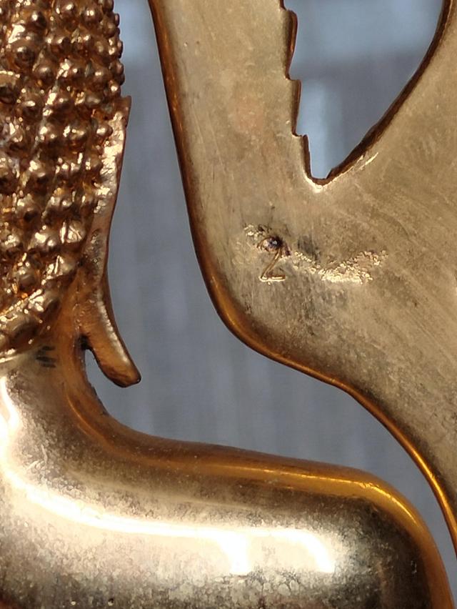 พระบูชาพระพุทธชินราช วัดพระศรีรัตนมหาธาตุ พิษณุโลก 5นิ้ว 2ถอด เนื้อทองเหลืองกะไหล่ทอง 6