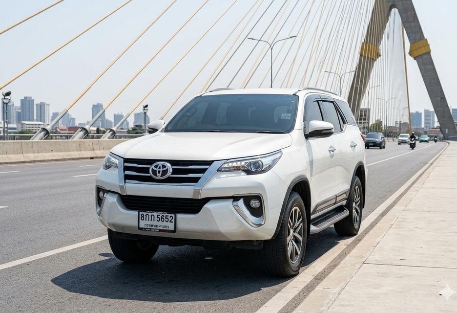 🔥 เครดิตดี ฟรีดาวน์  Toyota Fortuner 2.4 V 4WD AT ปี 2019