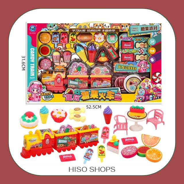 CANDY TRIAN PARTY รถไฟขนมหวาน ปาร์ตี้เทรนแคนดี้ ขบวนลูกอมแสนหวาน ของเล่น