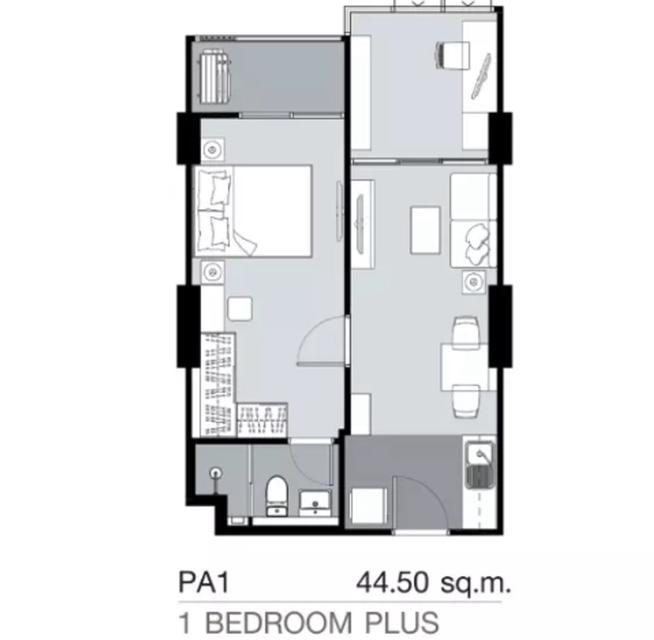 ขายคอนโด Supalai Loft สาทร-ราชพฤกษ์ ชั้น 16 แต่งครบ พร้อมเข้าอยู่ ใกล้ MRT บางหว้า 14