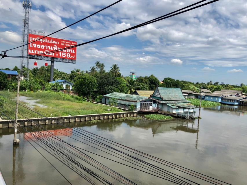 ขาย ที่ดิน ที่ดินการค้าคุณภาพ ติดแม่น้ำ และ ติดถนนราชพฤกษ์ - 2 งาน 77 ตรว มีเขื่อนคอนกรีตพร้อม 3