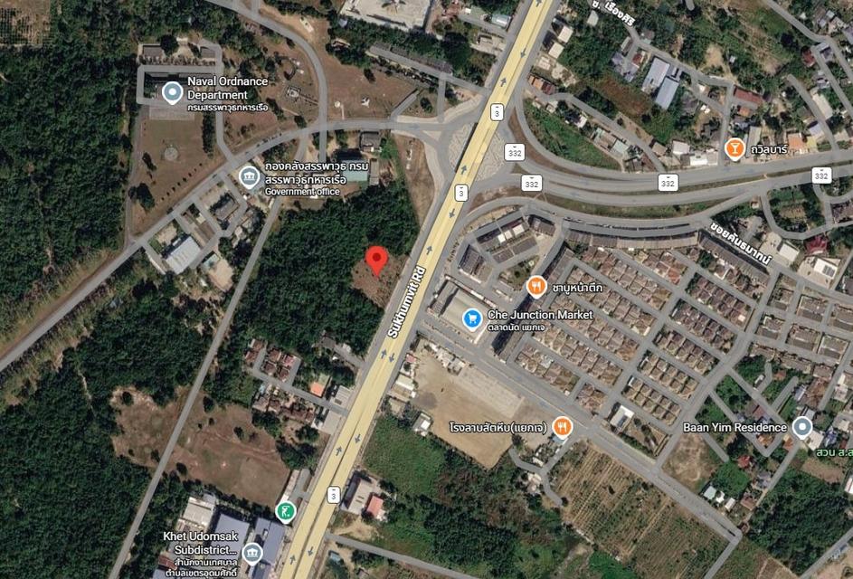 ขายด่วน ที่ดิน แยก J สัตหีบ Urgent Sale – Prime Commercial Land at J Junction, Sattahip (EEC Zone) 2