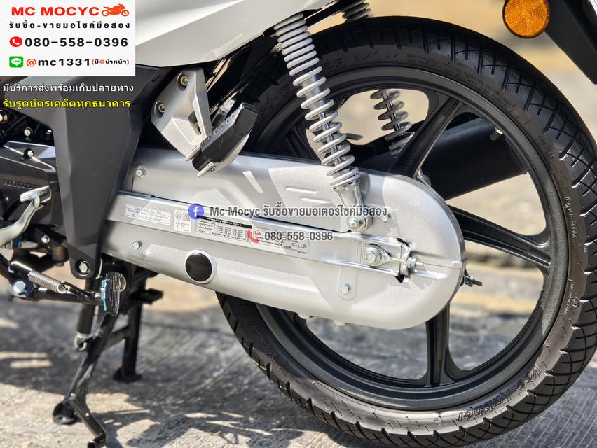 Wave 125i 2025 วิ่ง900โล รถ2เดือน ซื้อสดรถบ้านมือเดียว เล่มเขียวชุดโอนครบ No1276 15