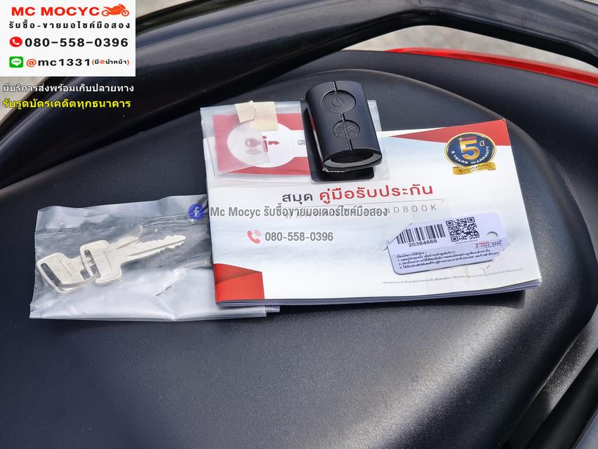 Nmax ABS 2021 วิ่ง10000โลแท้   รถบ้านแท้มือเดียว กุญแจบุคเซอวิสครบ No1238    16