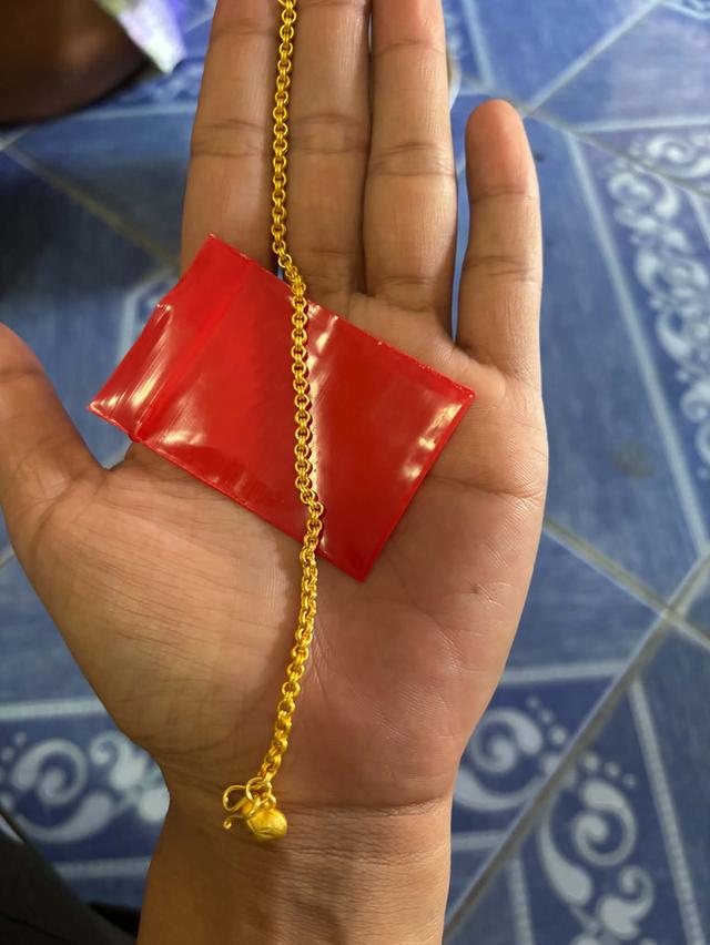 สร้อยทองข้อมือ ไม่ทราบ% มือ1   ขายในราคาร้อนเงิน รูปที่ 3