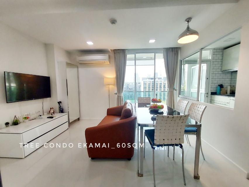 ให้เช่า คอนโด 2 bedrooms fully-furnished good conditionTree Condo เอกมัย 60 ตรม. in good area near BTS Ekkamai 2