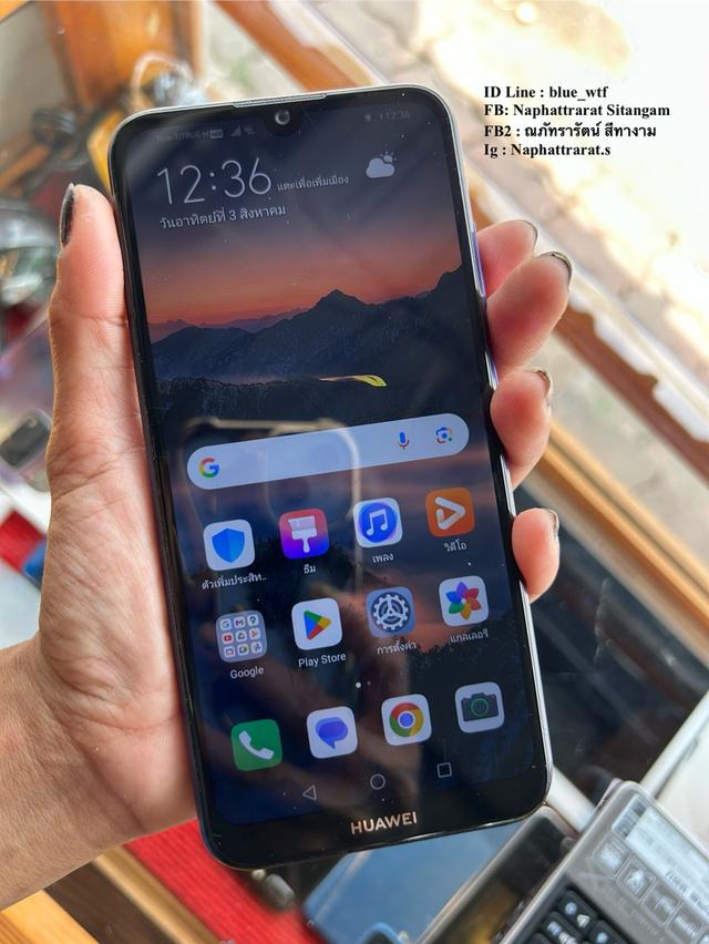 Huawei Y6s จอ6.09นิ้ว 4G 2ซิม Rom64Ram3 สภาพสวย โหลดแอพได้ ใช้งานปกติ